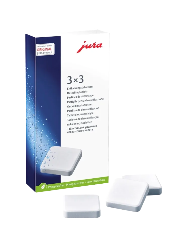 Jura 2-Phase Coffee Machine Descaling Tablets 3x3pcs - 61848