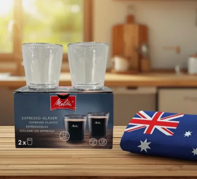 Melitta espresso glasses 80ml x 2