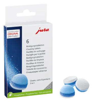 Jura 3-Phase cleaning tablets 6pcs