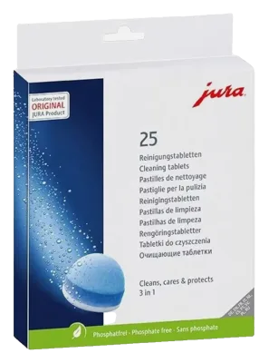 Jura cleaning tablets 25s blister pack