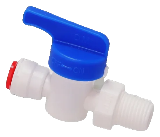 DMFit hand valve 1/4" npt[m] x 1/4"OD