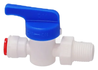 DMFit hand valve 1/4" npt[m] x 1/4"OD