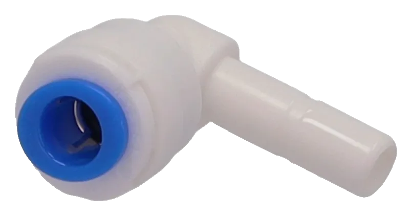 DMFit tube elbow union - 1/4"tube x 1/4"stem