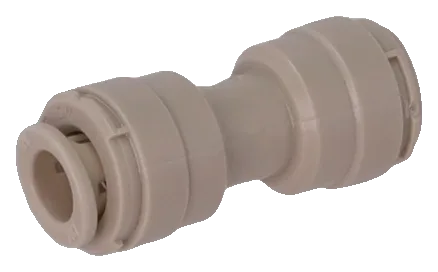 DMFit union connector - 1/4"tube x 1/4"tube