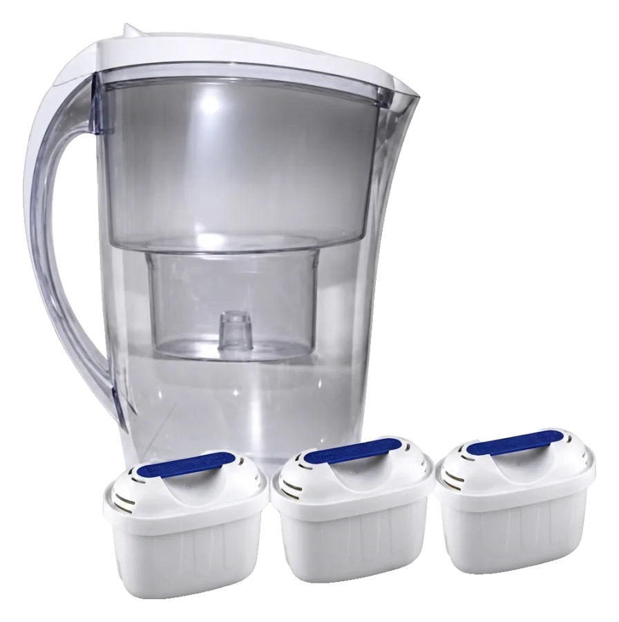 FilterLogic water filter jug with 3 Maxtra compatible filters