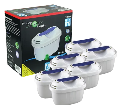 FilterLogic FL402H 6 pack compatible with Brita Maxtra
