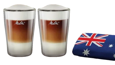 Melitta latte glasses (2 pack)