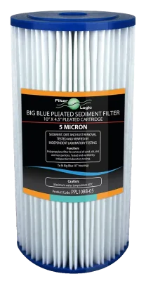 FilterLogic 10" Big Blue pleated filter 5 mic