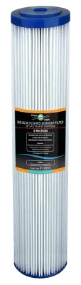 FilterLogic 20" Big Blue pleated filter 5 mic